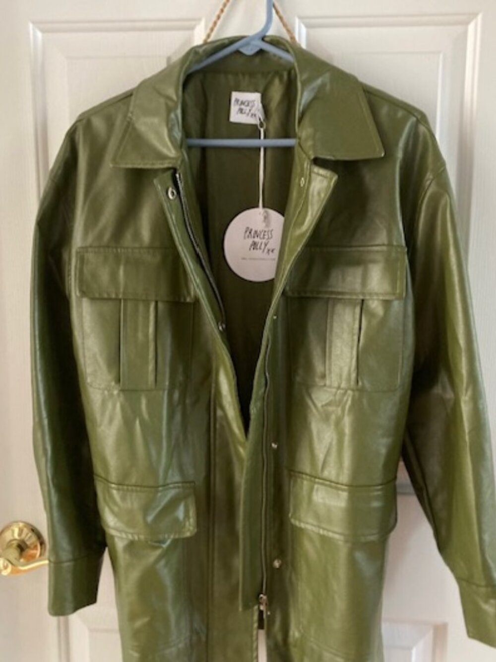 Princess Polly Jacket Size 4 brand new green hot color